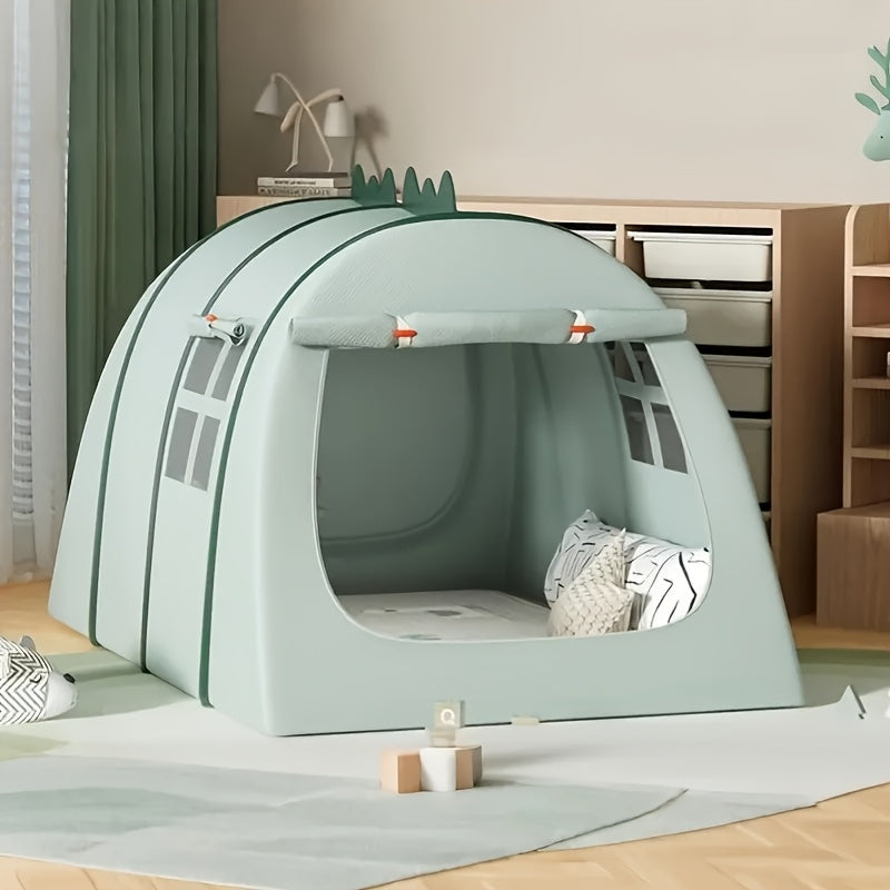 Green Dinosaur Oxford Cloth Kids Tent with Net