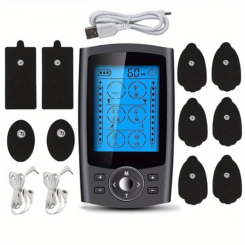 Digital Tens body Stimulator – 36 Modes Ems Acupuncture(Black)