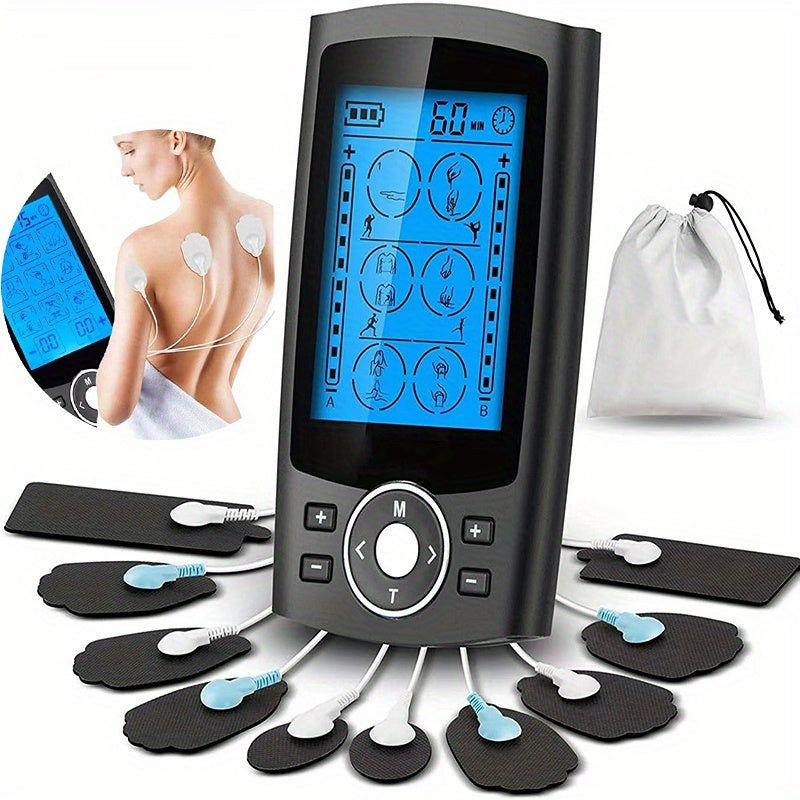 Digital Tens body Stimulator – 36 Modes Ems Acupuncture(Black)