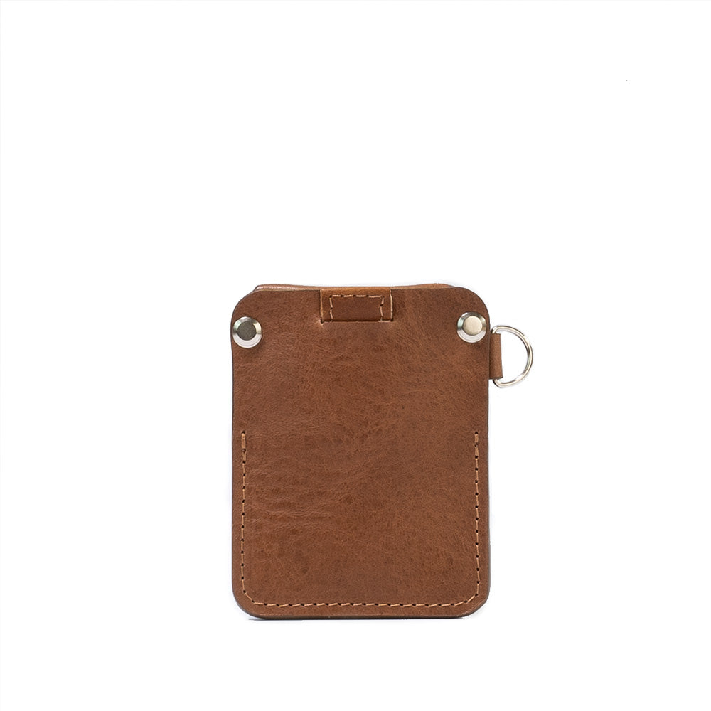 Leather Wallet for AirTag with D-ring