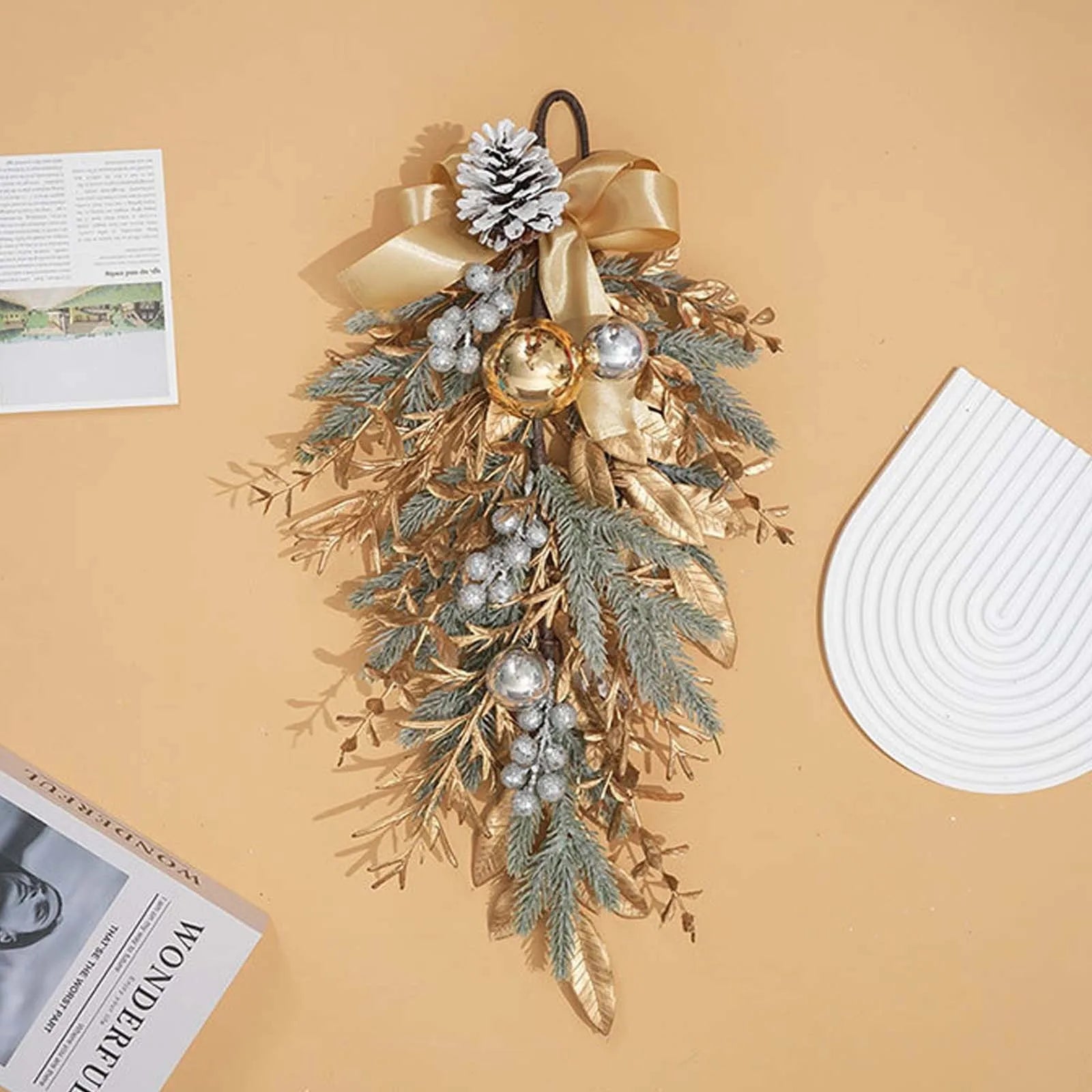 Christmas Wreath Shape For Front Door