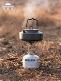 Titanium Portable Camping Gas Stove – Lightweight Rocket Stove for Outdoor Cooking