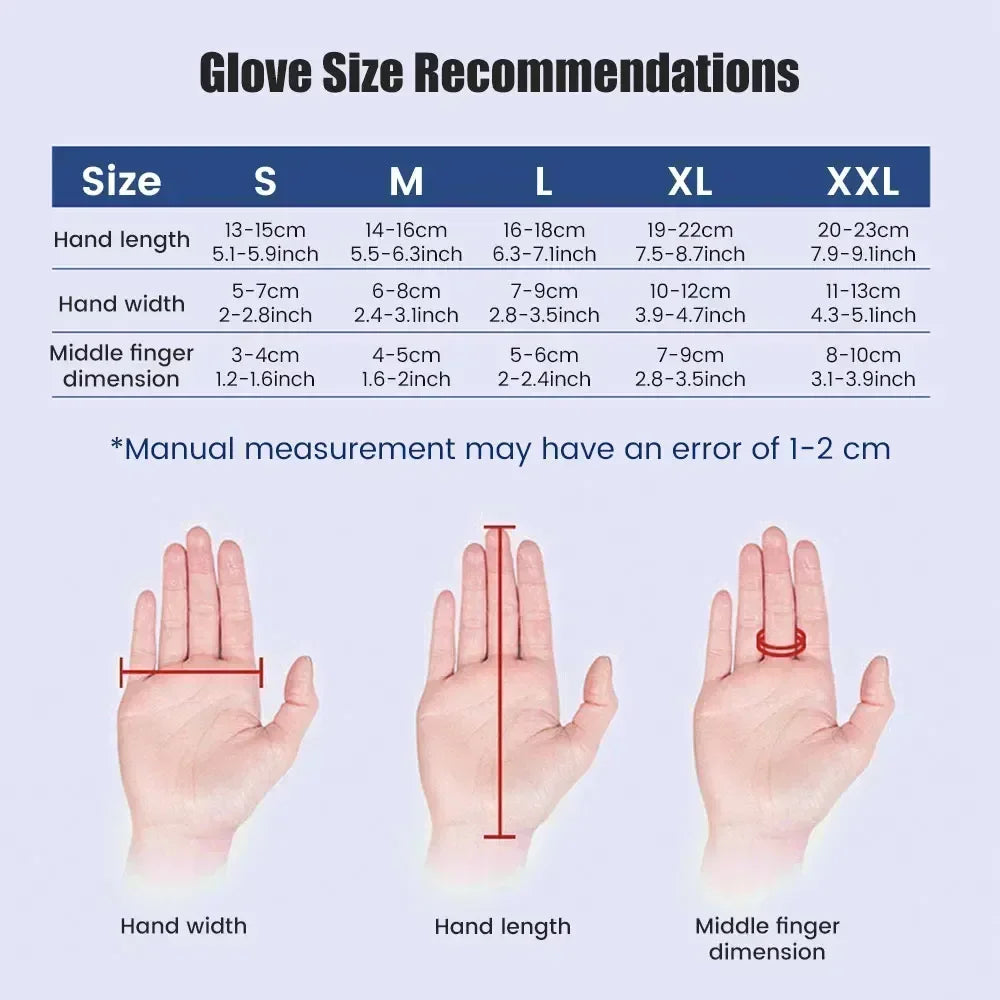 Robotic Rehabilitation Glove Automatic Pneumatic Hand Trainer Blue