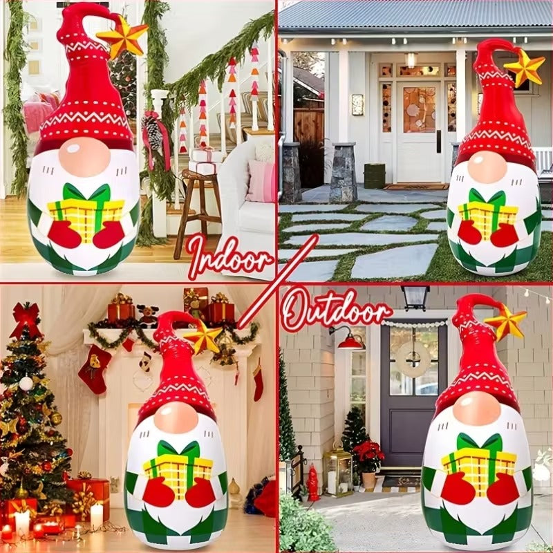 Inflatable Christmas Gnome Decoration