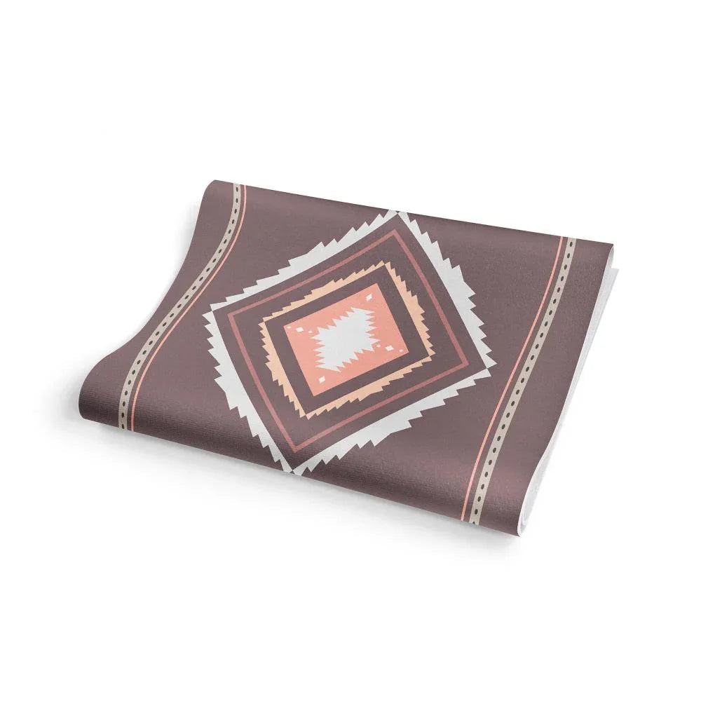 Betty Yoga Mat – Non-Slip Grip, Cushioned Support & Cactus Print Design